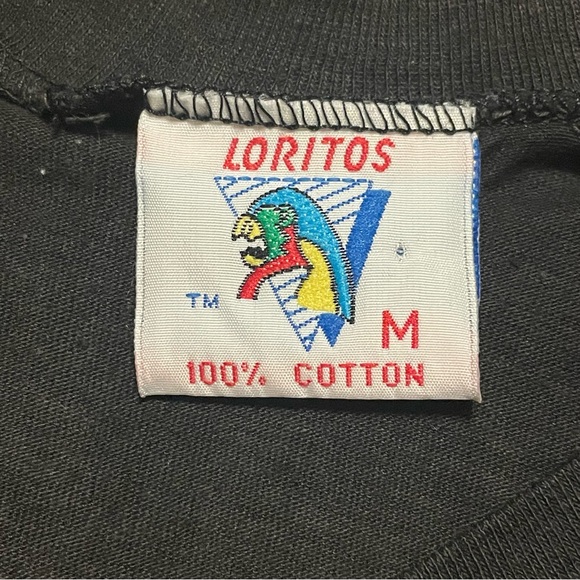 Vintage 70s Cancun Mexico Puff Paint Neon Tshirt Size Medium - Picture 5 of 5